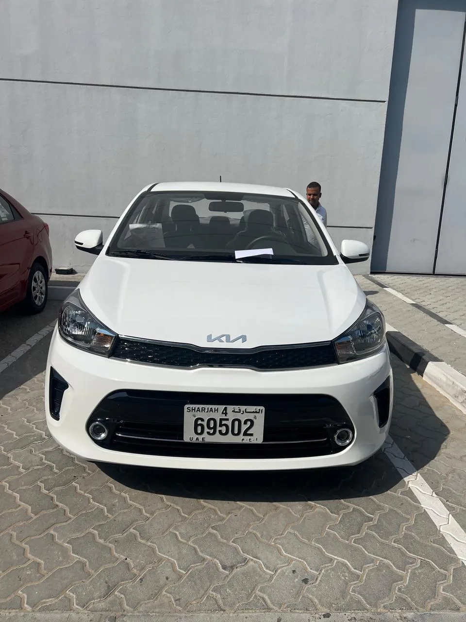 Rent Kia Pegas 2026 Model in Sharjah Al Majaz - Economy Sedan from 75 AED/day | Noof Rent A Car