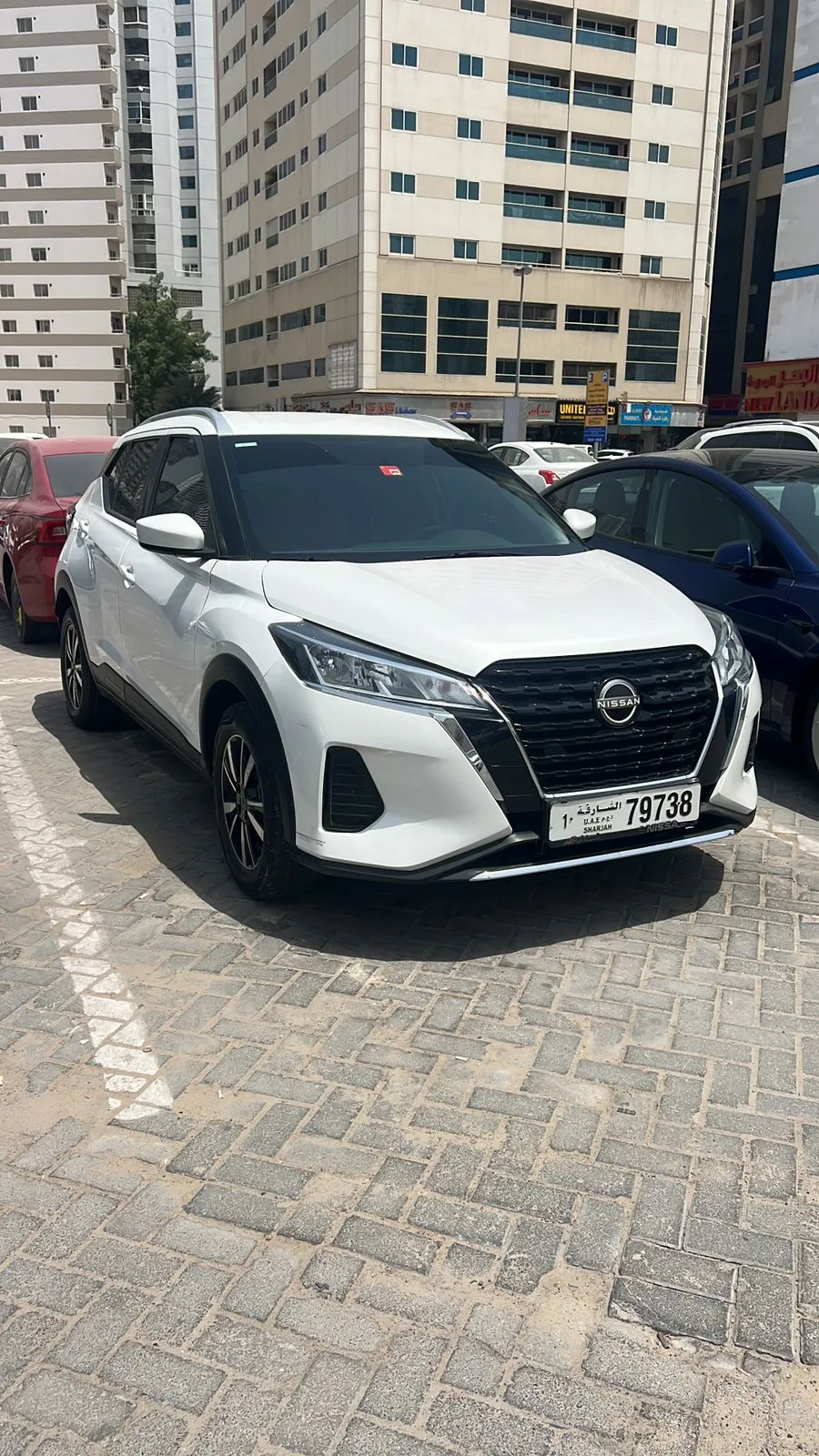 Rent Nissan Kicks Crossover SUV in Sharjah Al Majaz - 360 Camera from 80 AED/day | Noof Rent A Car